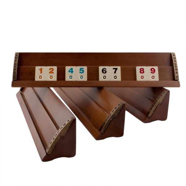 Helena Wood Art, Handgefertigtes Rummy Set aus Holz inklusive Tasche, Okey Takimi, 100% Holz, Luxus Edition – Bild 2