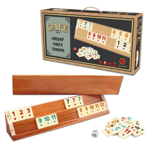 Holz Rummy Set