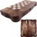 Helena Wood Art, Handgefertigtes Hochwertiges Backgammon Spiel aus Holz, Tavla, 100% Holz, Deluxe Edition, TricTrac, 52 x 24 cm