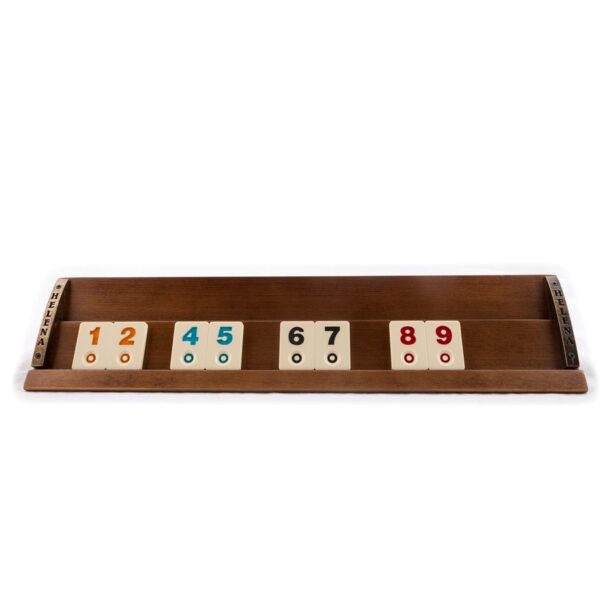 Helena Wood Art, Handgefertigtes Rummy Set aus Holz inklusive Tasche, Okey Takimi, 100% Holz, Luxus Edition – Bild 3
