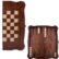 Helena Wood Art, Handgefertigtes Hochwertiges Backgammon Spiel aus Holz, Tavla, 100% Holz, Deluxe Edition, TricTrac, 52 x 24 cm