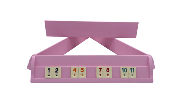 Patron, Rosa Rummy Set aus Holz, Okey Takimi, 100% Holz, Luxus Edition