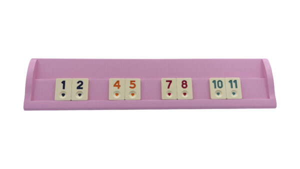 Patron, Rosa Rummy Set aus Holz, Okey Takimi, 100% Holz, Luxus Edition – Bild 4